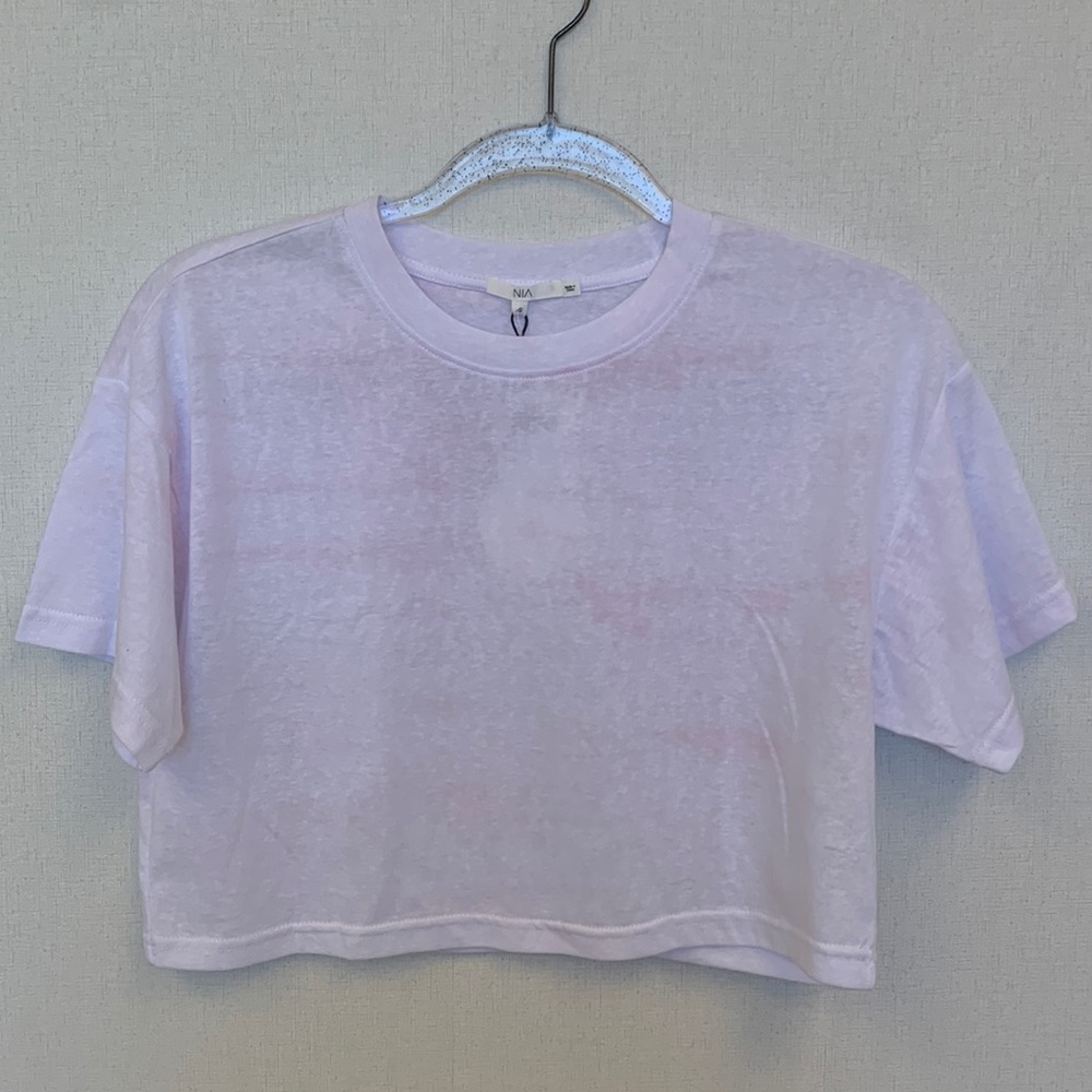 NIA • Nordstrom Tie Dye Petal Crop Top • Sz S • NWT!